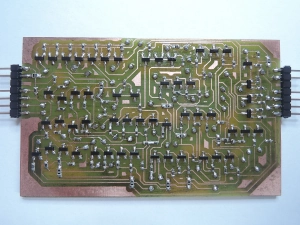 front view of the board