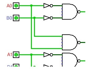 equality logic circuit with better gates